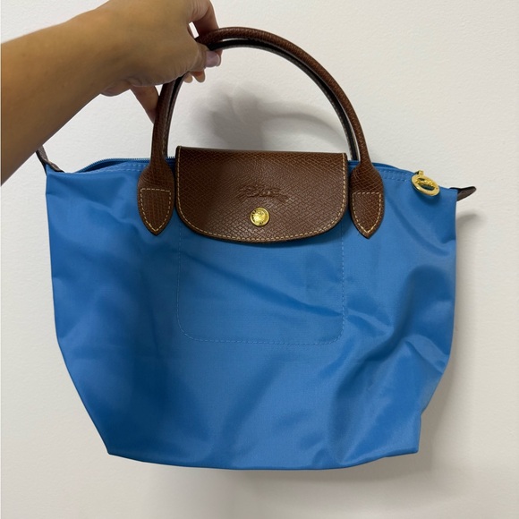 Longchamp Small Le Pliage Canvas Top Handle Bag. - Picture 6 of 12